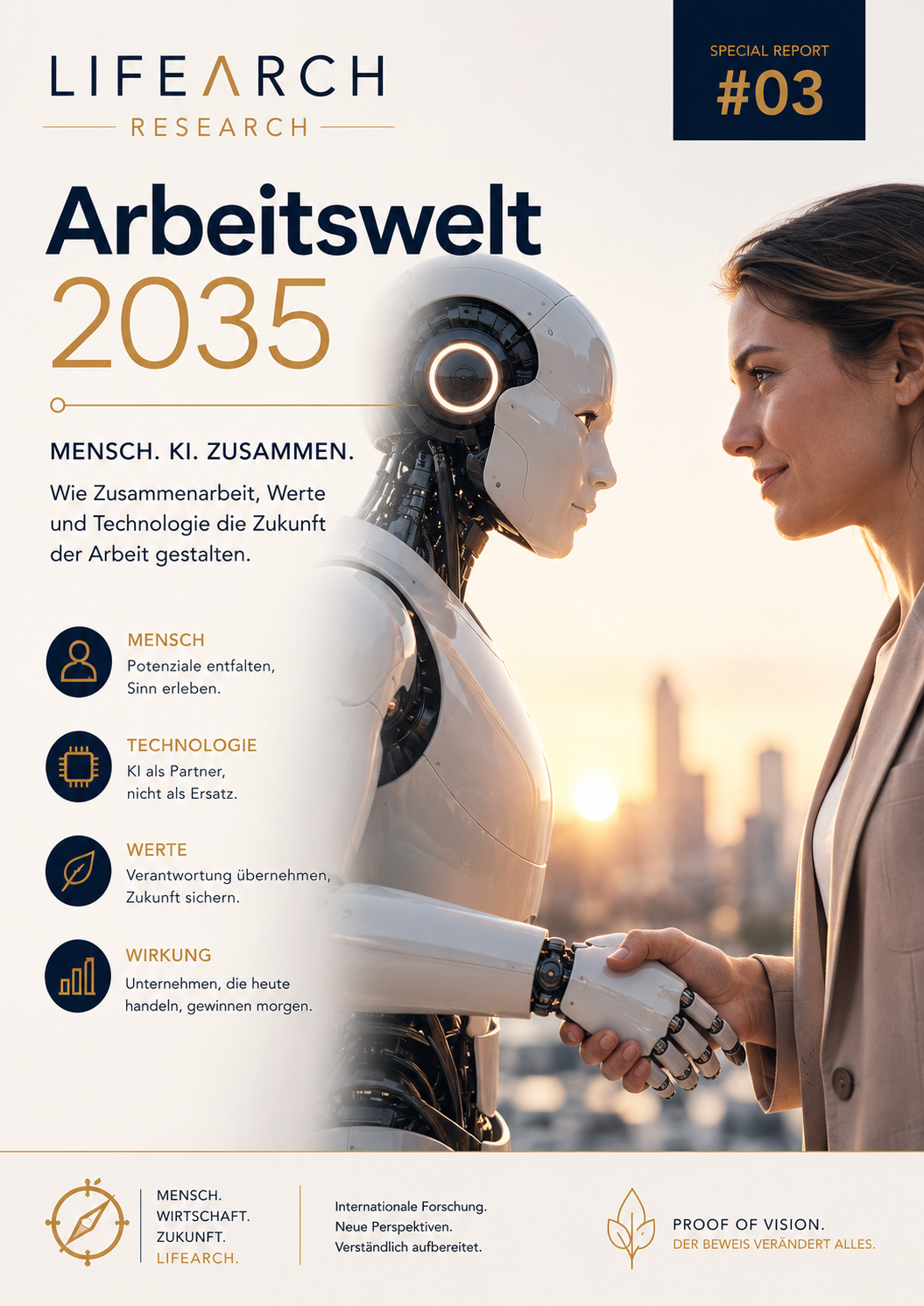 Konzeptcover Arbeitswelt 2035, Report Nummer 03